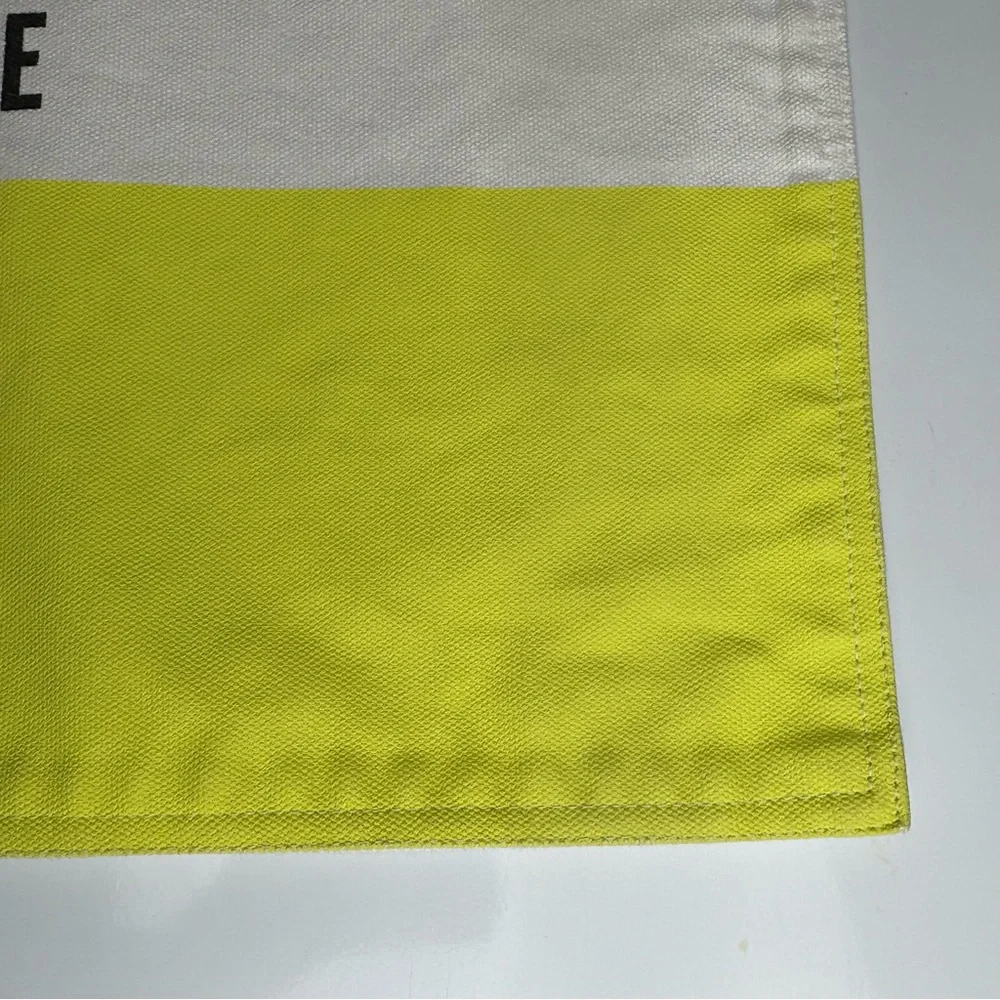 Kate Spade food for thought rise and shine white and yellow single placemat